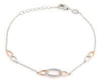 Bracciale Forever Gioielli Donna Bracciale Argento in Argento Zircone FGBR00481 - FGBR00481